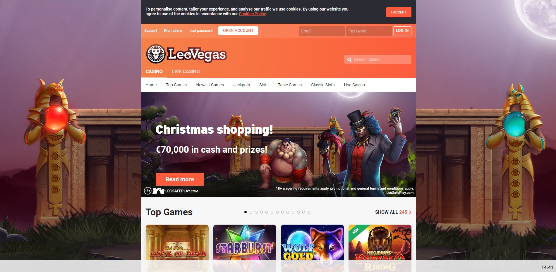 Leovegas.com website review