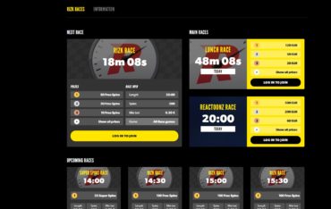 Races and gamification at rizk casino