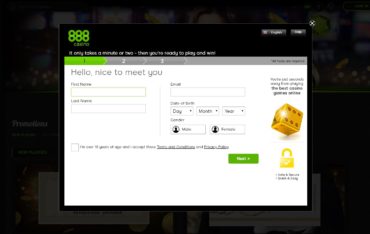 888Casino-Sign up