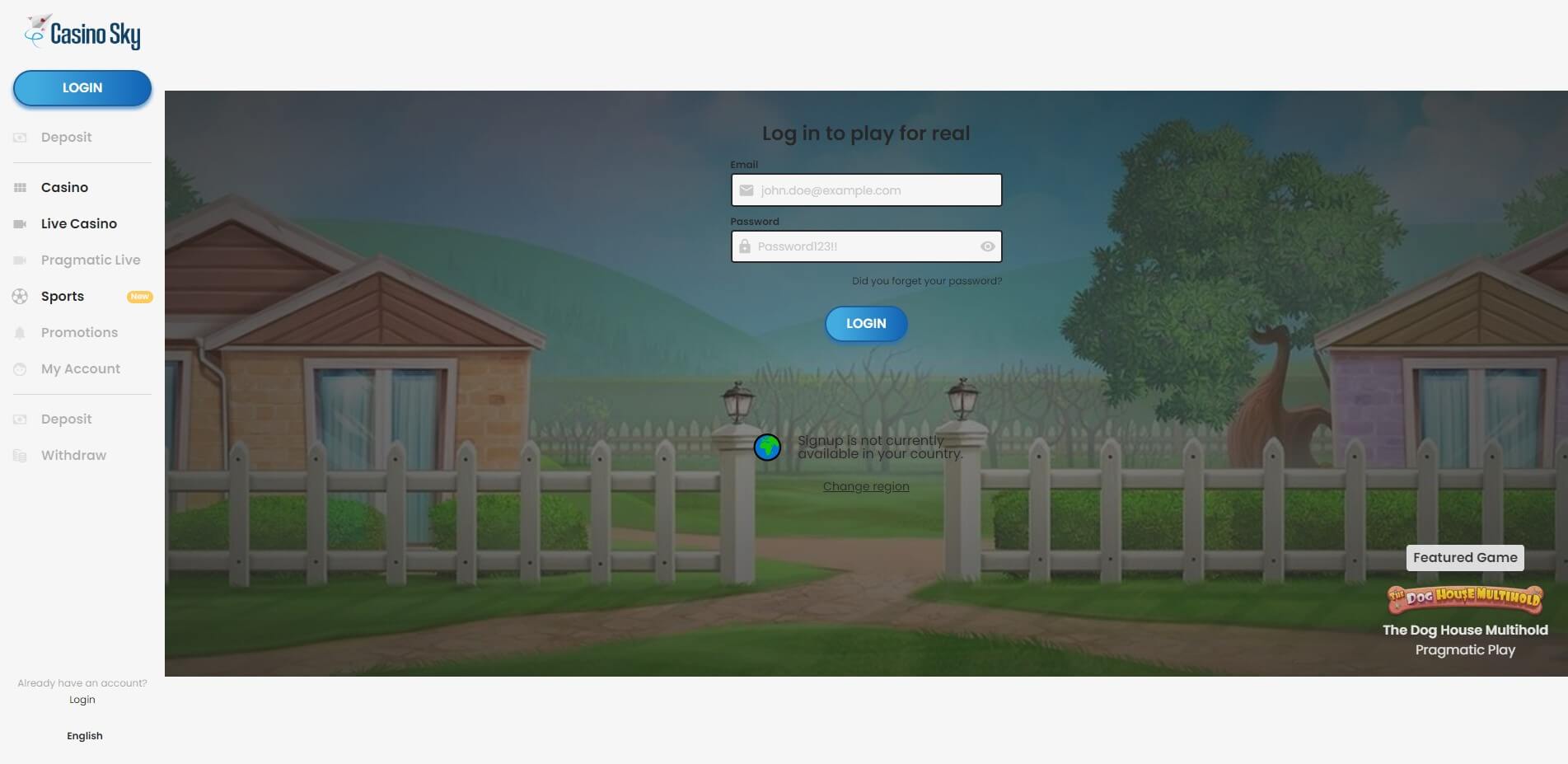 Casino Sky Review