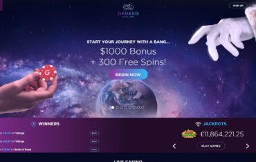 Genesis Casino Website review