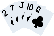 Always draw for a flush over a straight when playing poker