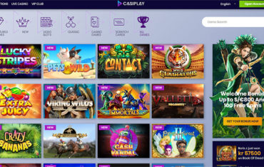 Casiplay Casino games selection