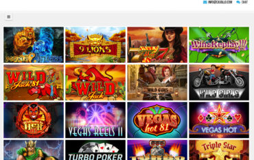 Casollo Casino Games selection