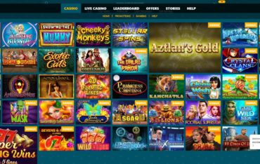 Spinaru casino games selection