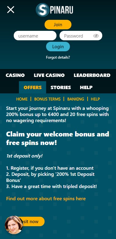 Spinaru Casino No Deposit Bonus Spinaru Casino No Deposit Bonus