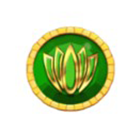Pyramidion green winning symbol