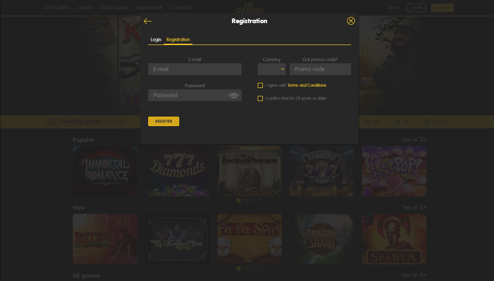 casinos online que te dan dinero por registrarte