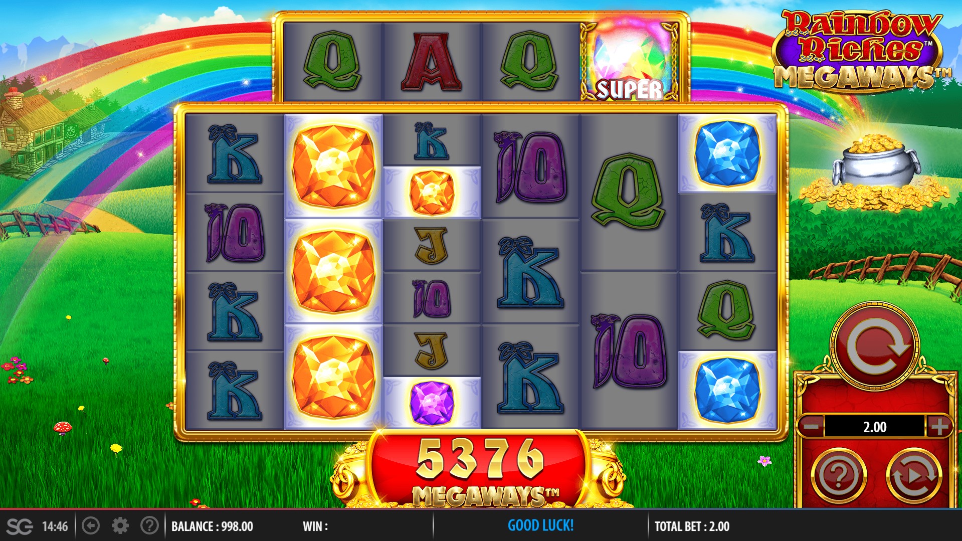 Rainbow Riches Demo Game
