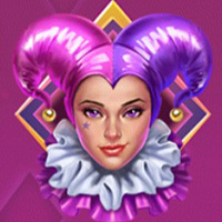 Inferno Joker pink female jester winning symbol