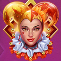 Inferno Joker red female jester winning symbol