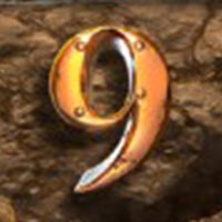 Gemmed 9 winning symbol