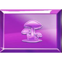 Gemmed mushrooms winning symbol