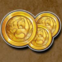 Bamboo Rush coins winning symbol