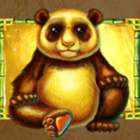 Bamboo Rush golden panda winning symbol