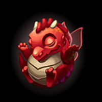 Divine Lotus red baby dragon winning symbol