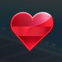 Racing Lovers heart winning symbol