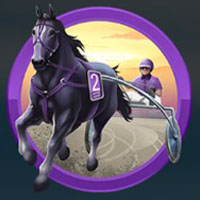 Racing Lovers purple rider winning symbol