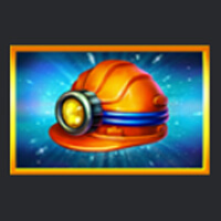 Black Gold Miner Hat Symbol
