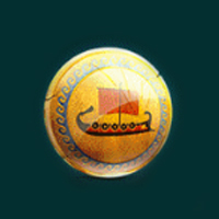 Oceanus Rising Ship Coin Symbol