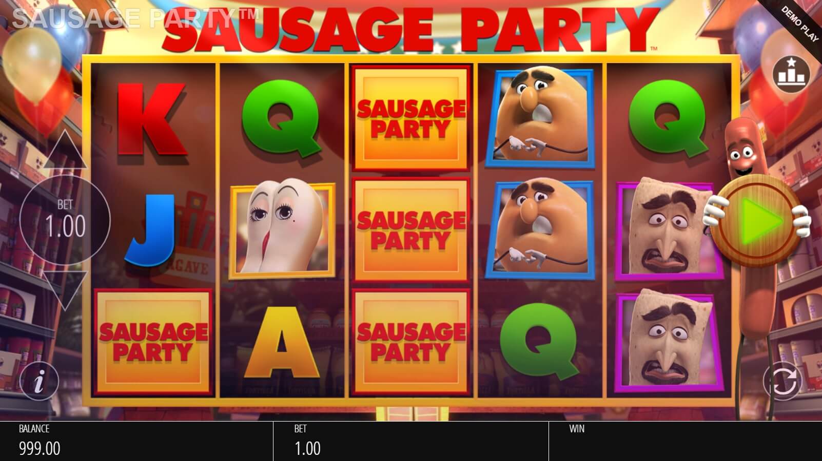 Sausage Party Slot Free Demo Play or for Real Money - Correct Casinos