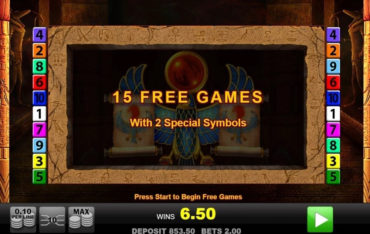 Scribes of Thebes free spins and bonuses