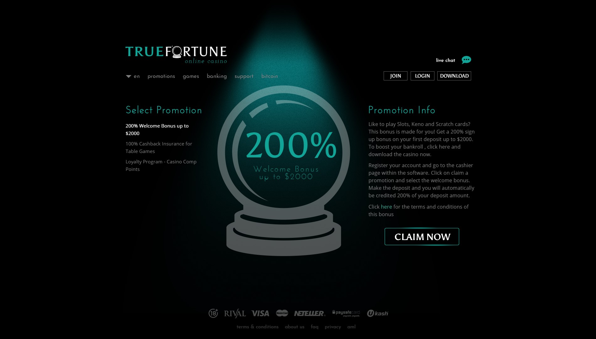 True Fortune Casino Review Safe or Scam?