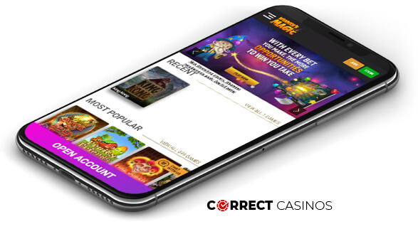 Winnersmagic Casino - Mobile Version