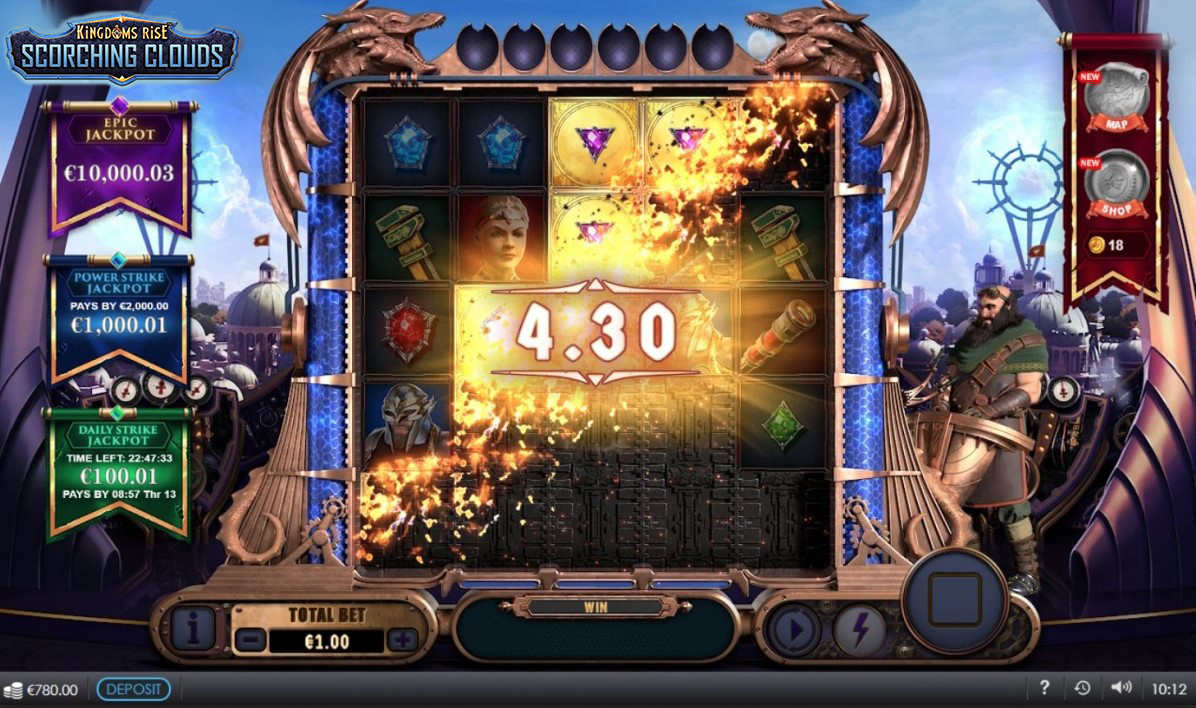 Kingdoms Rise: Scorching Clouds Slot Free Demo Play or for Real Money ...