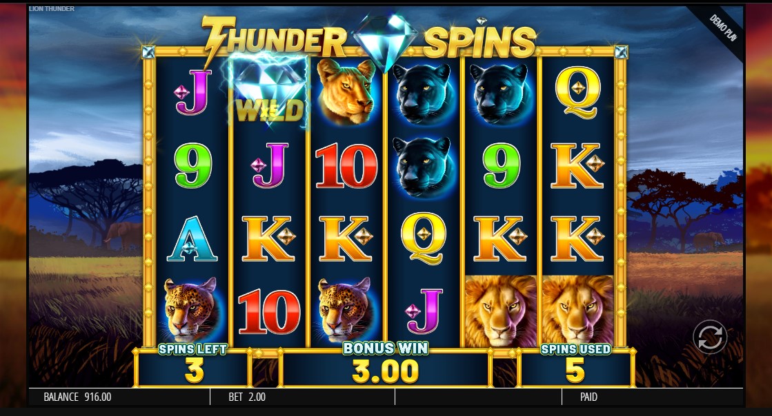 Lion Thunder bonus