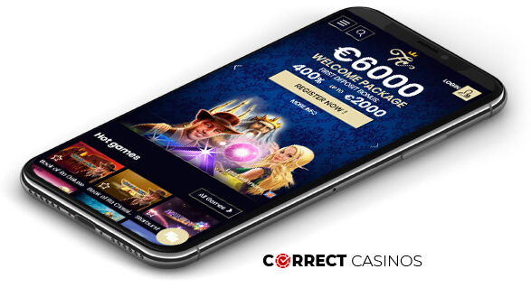 4CrownsCasino Mobile Version