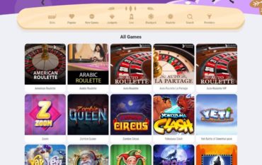 Games at Cookie Casino