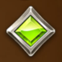 Gold Volcano Diamonds Symbol