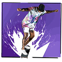 Nyjah Huston Skate for Gold Slide Symbol