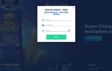 Registration at Casino Planet