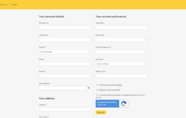 Registration at ReloadBet Casino