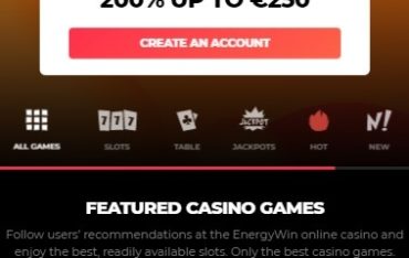Energywin Casino Review