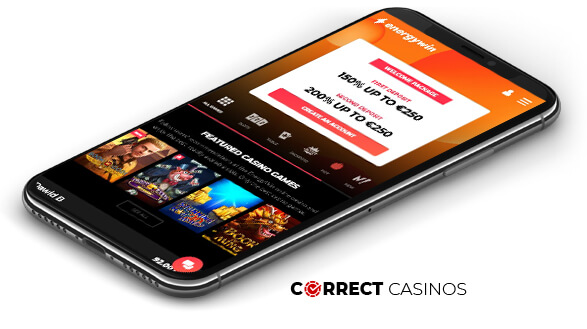 Energywin Casino - Mobile Version