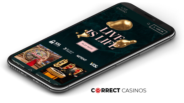 Live Casino Mobile Version