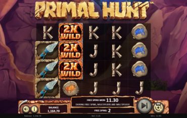 Primal Hunt Free Spins Win