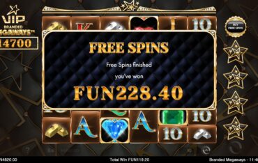 Branded Megaways Free Spins Win