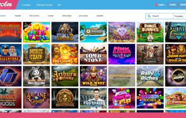 Games at Evolve Casino