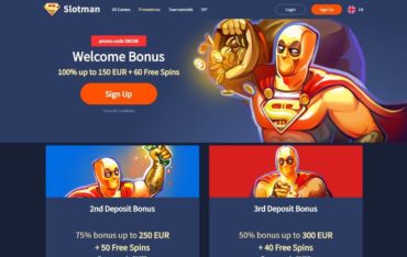 Slotman Casino - Welcome Bonuses