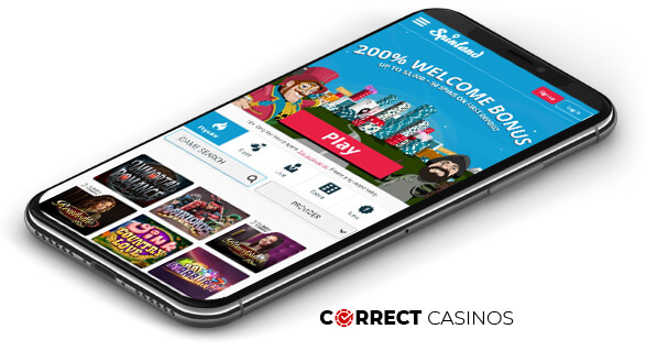 Spinland Casino - Mobile Version