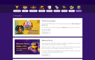 Promotions at Better Dice Casino