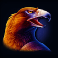 Silver Stallion Action Spins Eagle Symbol