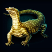 Silver Stallion Action Spins Lizard Symbol