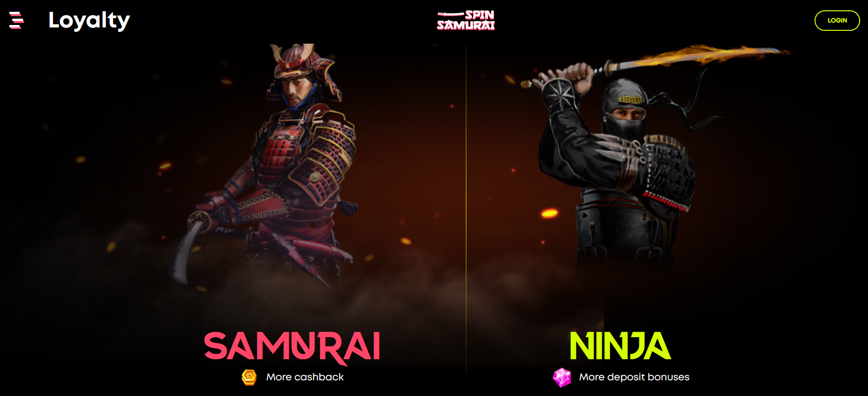 Spin Samurai VIP