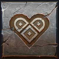 African Legends Hearts Symbol