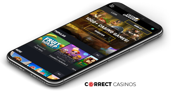 Casino Universe - Mobile Version